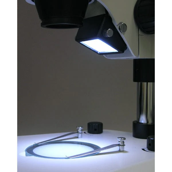 AmScope New Microscope Table Stand with Top & Bottom LED Lights - Image 3