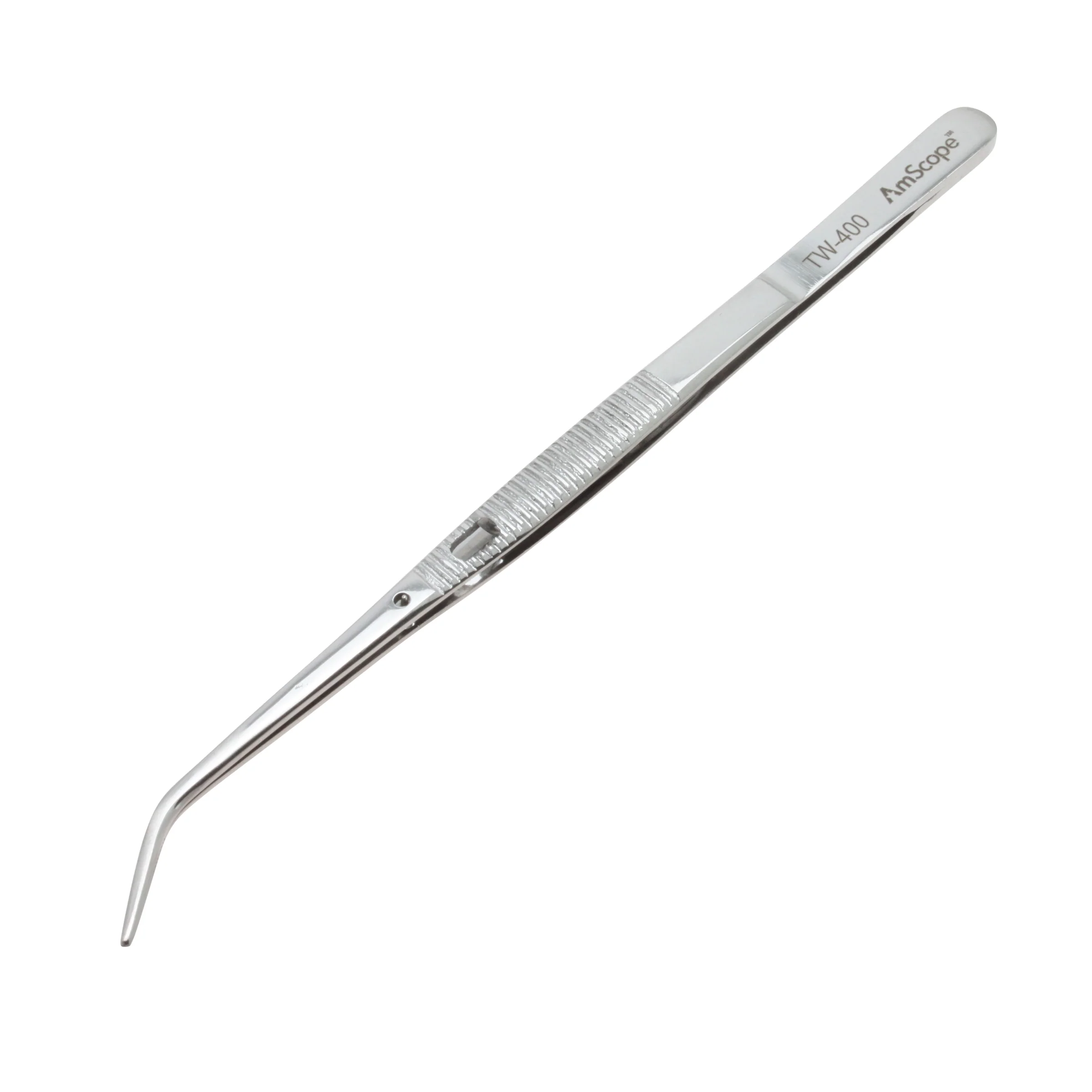 AmScope 6 in. Serrated Tip College Forceps with Lock - Image 7