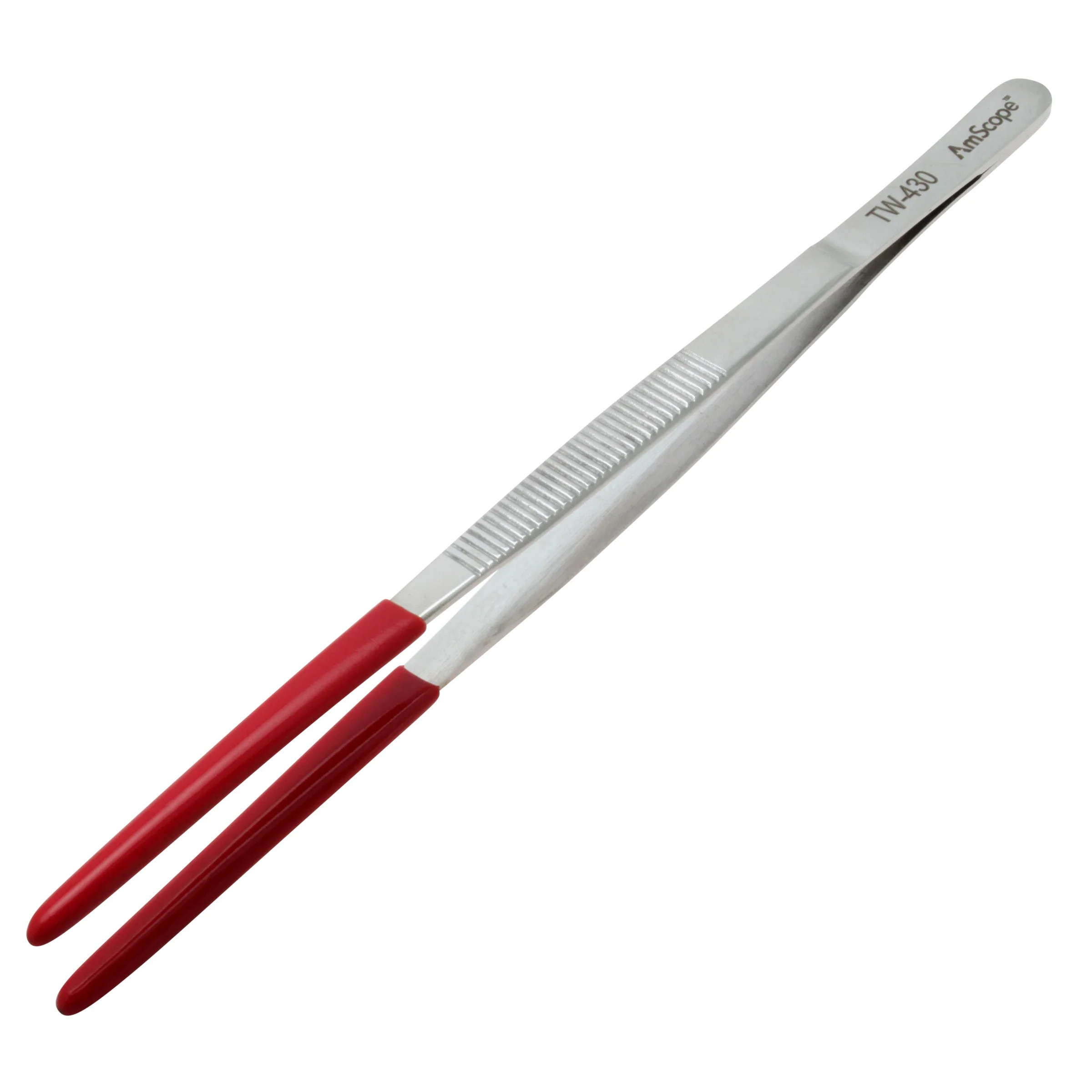 AmScope 8 in. Plastic Coated Tip College Forceps - Image 7