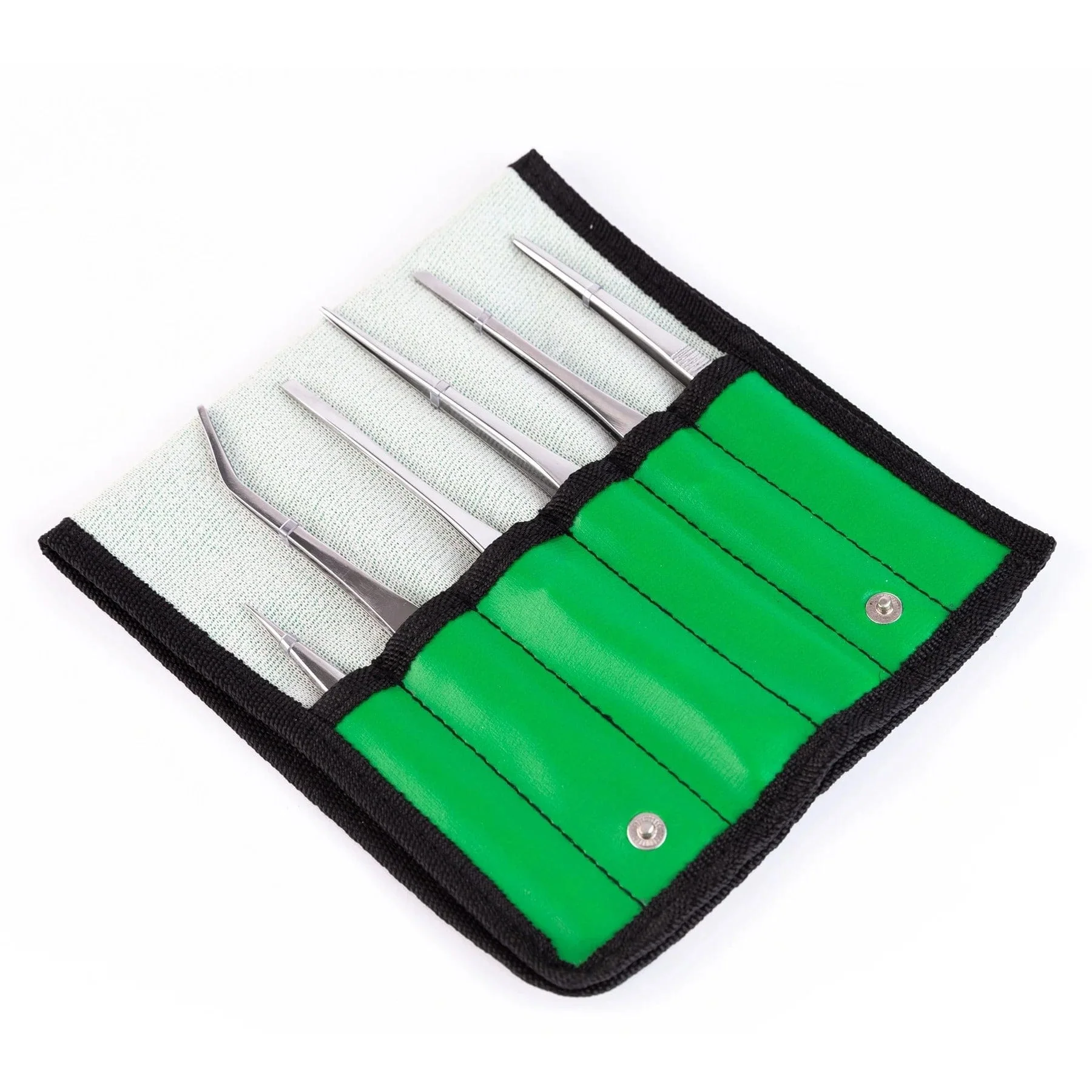 AmScope General Purpose Tweezers 6 Piece Set In Vinyl Pouch - Image 4