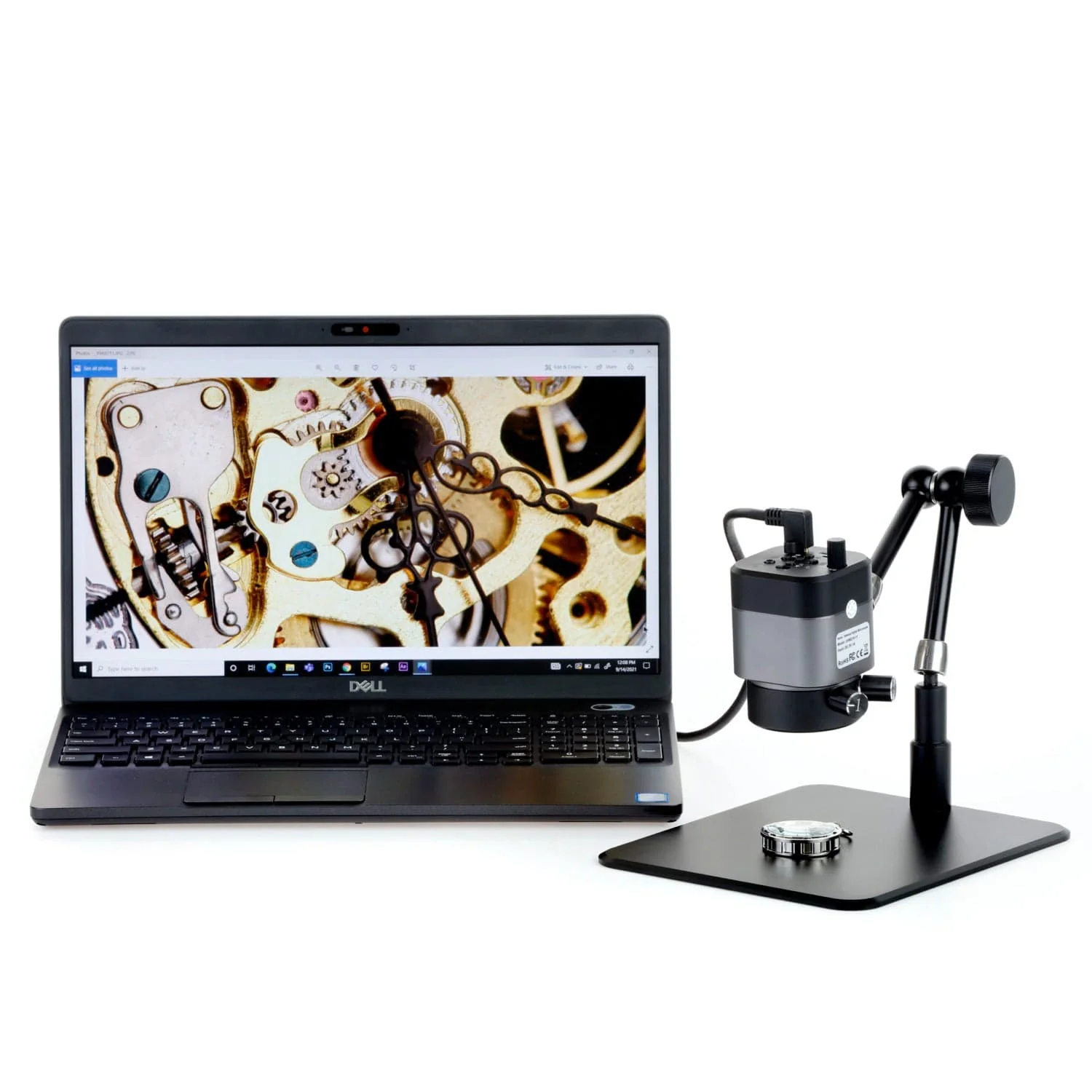 AmScope UHM210 Series 1080p 2.0MP HDMI Digital Microscope on 11" Articulating Arm - Image 6