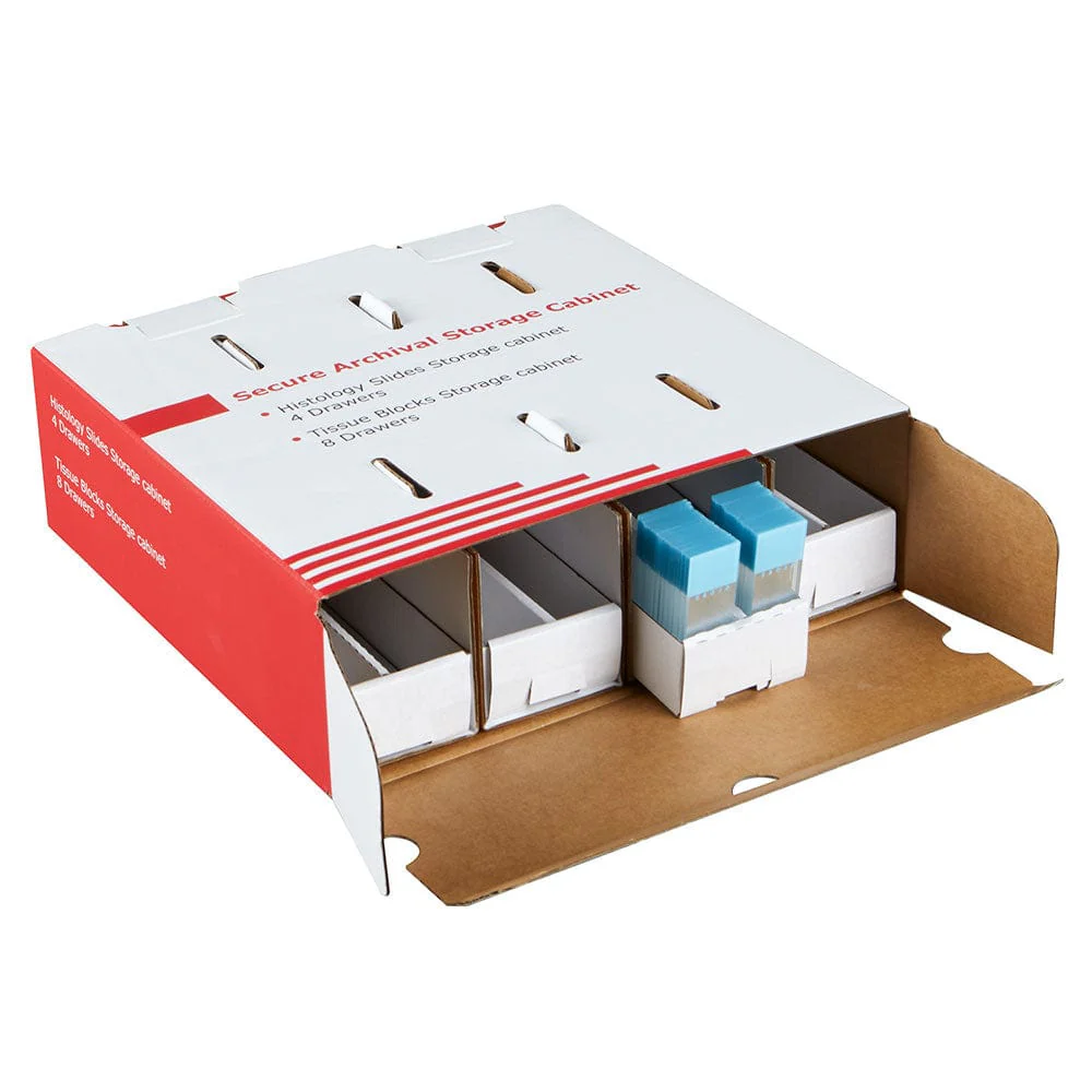 Globe Scientific Cardboard Storage Cabinets for Slides and Paraffin Blocks - Image 3