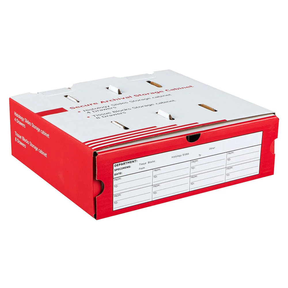 Globe Scientific Cardboard Storage Cabinets for Slides and Paraffin Blocks - Image 6