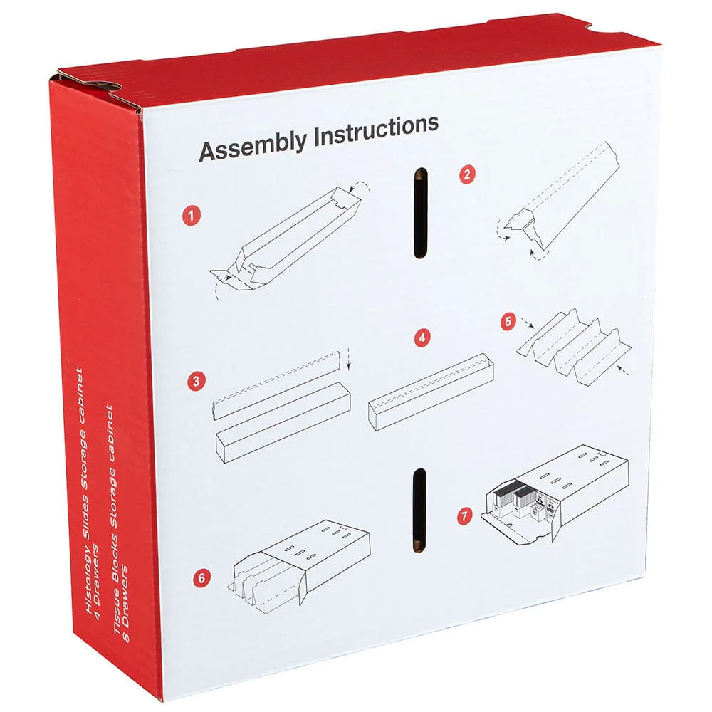 Globe Scientific Cardboard Storage Cabinets for Slides and Paraffin Blocks - Image 7