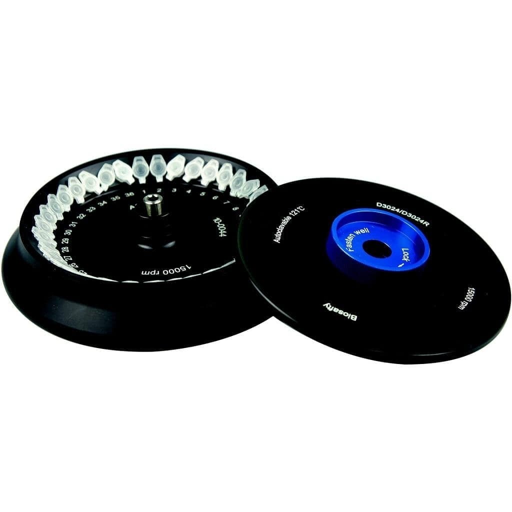 Scilogex 36 place rotor kit with bio-cover, 0.5ml x 36, 15000rpm