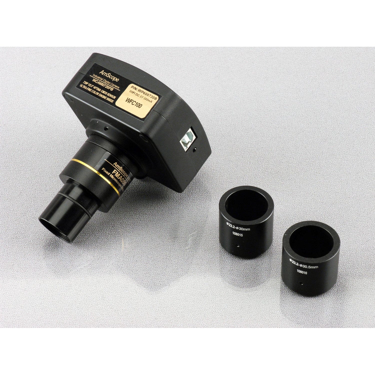 AmScope WF Series 720p Wi-Fi Microscope Digital Camera + Software - Image 2