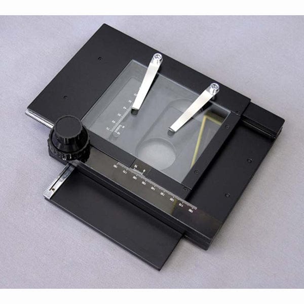 AmScope ZM-1 Series Industrial Inspection Trinocular Stereo Microscope 2X-225X Magnification on Pillar Stand with 5MP Digital Camera, Fiber Optic Ring Light and Mechanical Gliding Stage - Image 4
