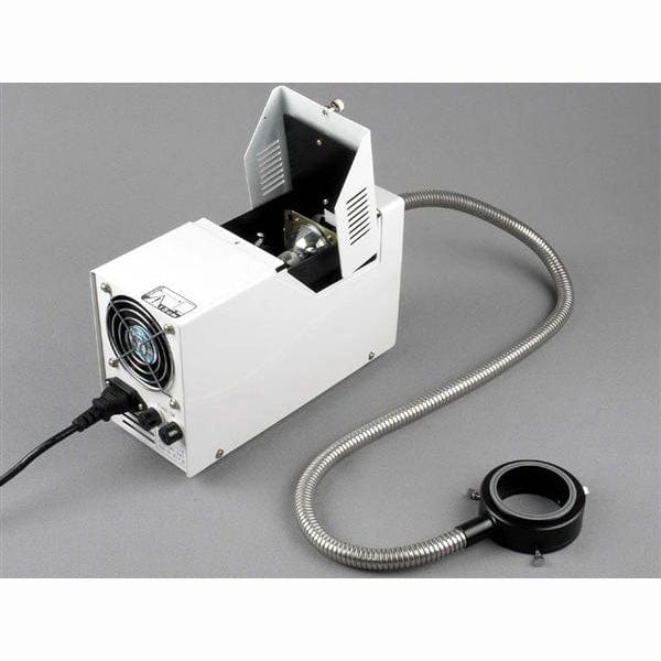 AmScope ZM-1 Series Zoom Industrial Inspection Trinocular Stereo Microscope 3.35X-90X Magnification on Pillar Stand with 1.3MP Digital Camera - Image 4