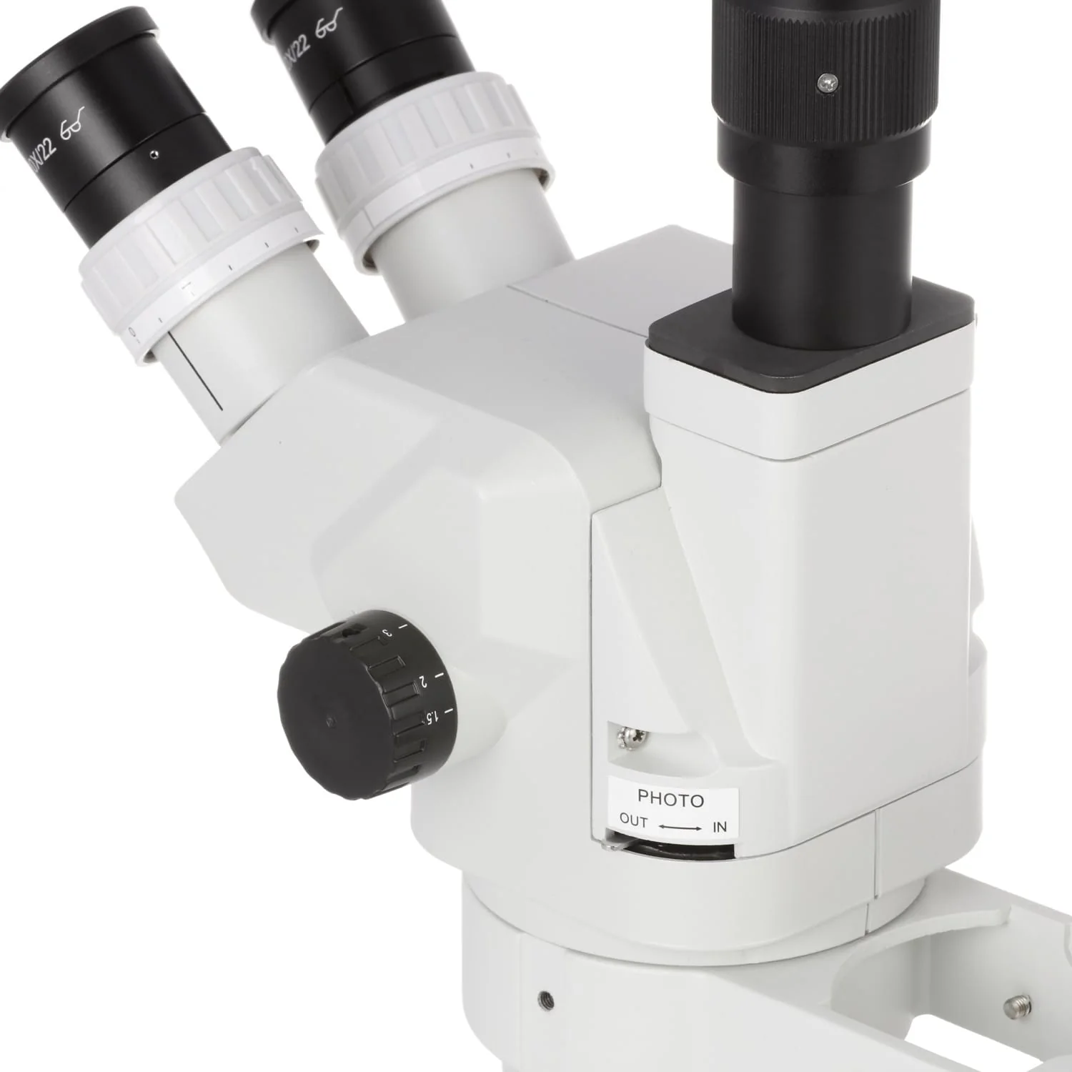 AmScope 6.7X-45X Magnification Ultimate Trinocular Stereo Zoom Microscope Head - Image 9